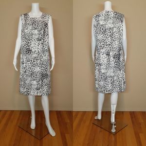 Jessica London Leopard Print Sleeveless Business Casual Office Dress 16 NWOT